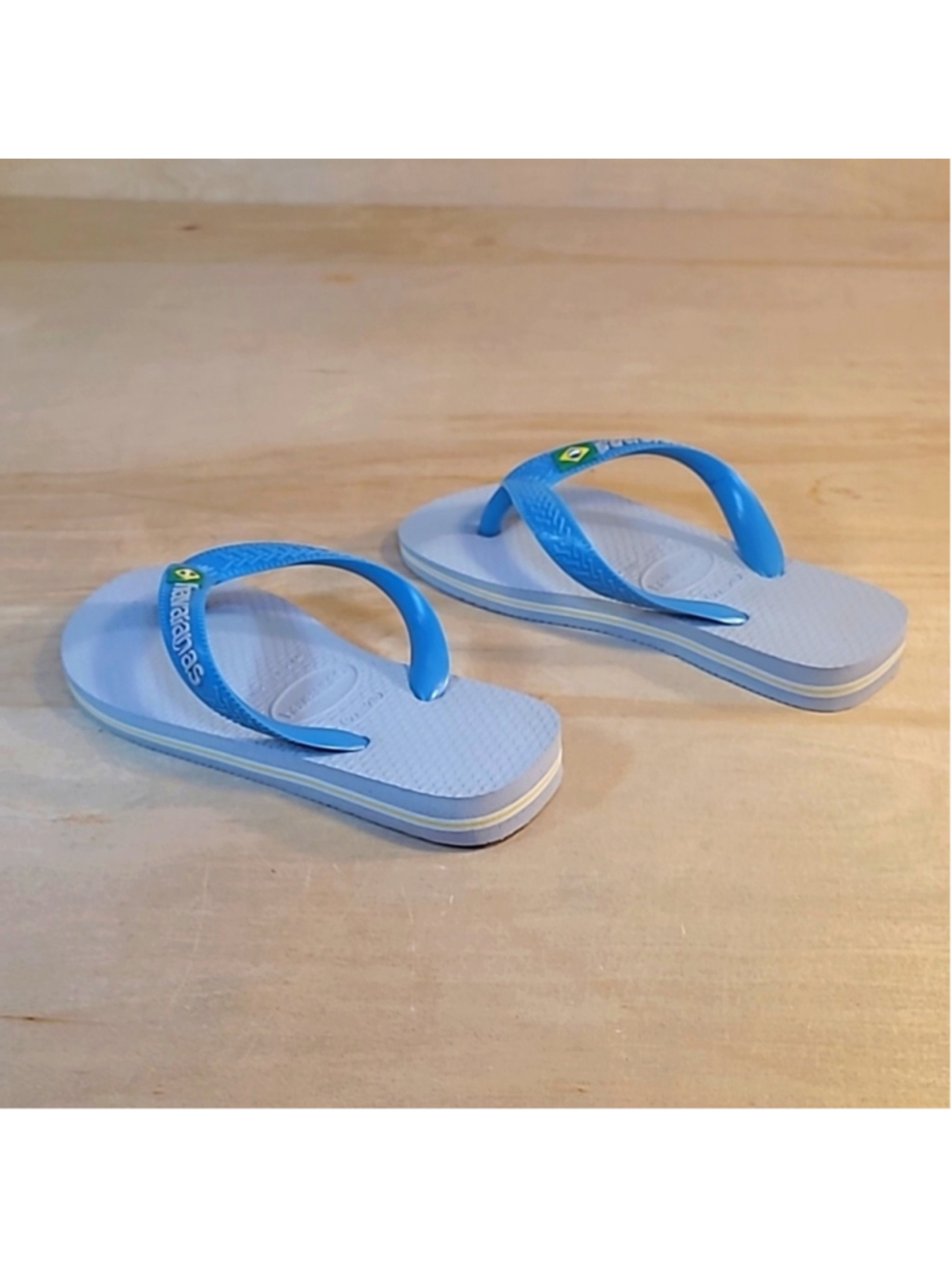 Havaianas Blue Kids Toddler Size 11/12 C Flip Flops Classic Sandals - Picture 6 of 10